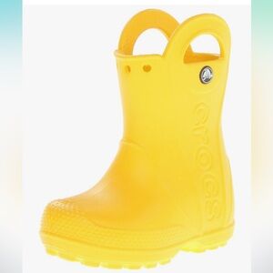 CROCS Yellow Kids Boots